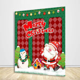 Allenjoy Fabric Christmas Backdrop