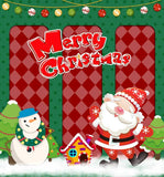 Allenjoy Fabric Christmas Backdrop