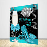 Allenjoy Fabulous 40Th Birthday Backdrop