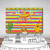 Allenjoy Fiesta Birthday Party Photography Backdrop