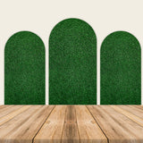 Allenjoy Green Grass Arch Wall Covers For Any Theme Event Decoration