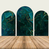 Allenjoy Green Marble Chiara Arch Backdrop Covers