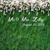 Allenjoy Greenery Wall Wedding Backdrop