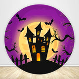 Allenjoy Halloween Cartoon Castle Arched Wall Cover