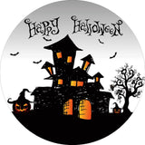 Allenjoy Halloween Round Backdrop