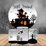 Allenjoy Halloween Round Backdrop