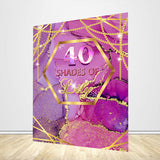 Allenjoy Happy 30Th Birthday Backdrop Pink Shades