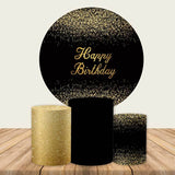 Allenjoy Happy Birthday Round Backdrop