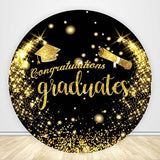 Allenjoy Personalized Graduation Round Backdrop Cover