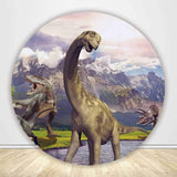 Allenjoy Real Dinosaur Circle Backdrop Cover