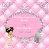 Allenjoy Royal Princess Baby Shower Backdrop