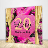 Allenjoy Shades Of Pink Birthday Backdrop