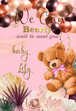 Allenjoy Teddy Bear Baby Shower Theme Backdrop