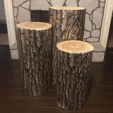 Allenjoy Tree Stump Fabric Pedestal Covers