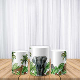 Allenjoy Wild One Theme Fabric Pedestal Covers