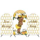 Allenjoy A Little Honey Is On The Way Baby Shower Arch Backdrop Kit