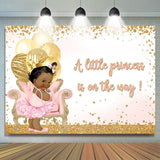 Allenjoy A Little Princess Is On The Way Photo Backdrop For Baby Shower