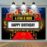 Allenjoy A Star Is Born Hallywood Theme Happy Birthday Backdrop