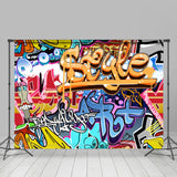 Allenjoy Abstract And Graffiti Style Backdrop For Dacing Party