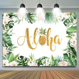 Allenjoy Aloha Luau Party Photography Backdrop Summer Theme