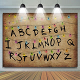 Allenjoy Alphabet And Colorful Lights For Kids Birthday Party