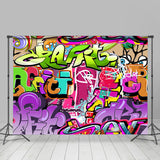 Allenjoy Alphabet Graffiti Tangled Backdrop Photoshoot