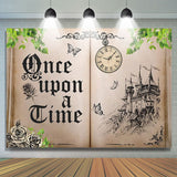 Allenjoy Ancient Castle Once Upon A Time Birthday Backdrop