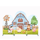 Allenjoy Animals Farmhouse Birthday Party Arch Backdrop Kit