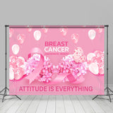 Allenjoy Attitude Is Everything Breast Cancer Month Backdrop