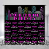 Allenjoy Bachelorette City Custom Birthday Repeat Backdrop