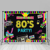 Allenjoy Back To 80S Party Backdrop For Photography