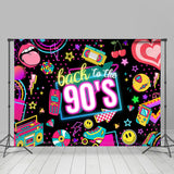 Allenjoy Back To The 90S Hip Hop Graffiti Dance Backdrop