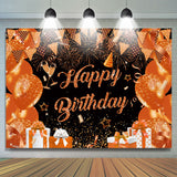 Allenjoy Balloon Flag With Spark Gifts Birthday Backdrop