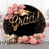 Allenjoy Balloons Circle Backdrop Decoration For Grad Party