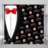 Allenjoy Black Men Suit Custom 40Th Birthday Theme Backdrop