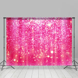 Allenjoy Bokeh Hot Pink Glitter Backdrop Photography