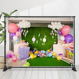 Allenjoy Candy Balloons Dessert Party Scene Birthday Backdrop