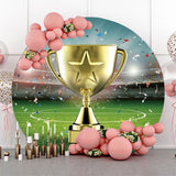 Allenjoy Champion Cup Ribbon Football Stadium Circle Backdrop