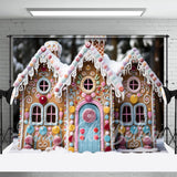 Allenjoy Christmas Candy House Backdrop Photo Studio