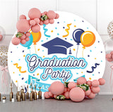 Allenjoy Class 2024 Balloon Round Graduation Party Backdrop