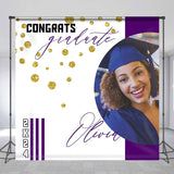 Allenjoy Congrats Magazine Custom Photo Graduation Backdrop