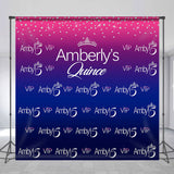 Allenjoy Crown Diamond Custom Gradient 15Th Birthday Backdrop