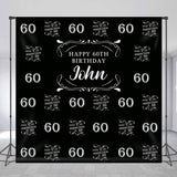 Allenjoy Custom Age To Perfection 60Th Birthday Backdrop