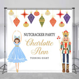 Allenjoy Custom Name Nutcracker Party 8Th Birthday Backdrop