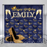 Allenjoy Custom Rare Diamond Heel Repeat Backdrop Birthday