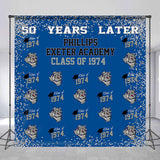 Allenjoy Customized Dog Patterns Blue Class Reunion Backdrop