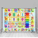 Allenjoy Cute Children Educational Back To School Backdrop