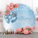 Allenjoy Diamond Strings Balloon Circle Birthday Backdrop