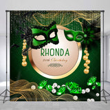 Allenjoy Diamonds Pearls Masked Custom 30Th Birthday Backdrop