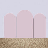 Allenjoy Dusty Pink Theme Decor Solid Color Arch Backdrop Kit